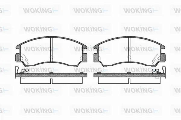 Brake Pad Set, disc brake (P0913.04)