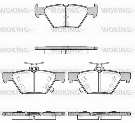 Brake Pad Set, disc brake (P17383.02)