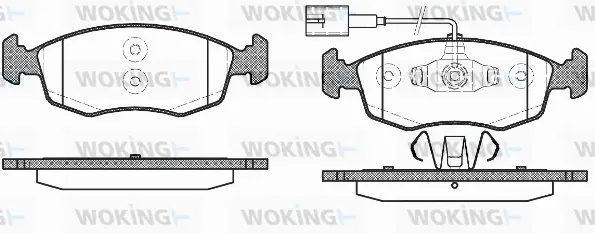 Brake Pad Set, disc brake (P0723.52)