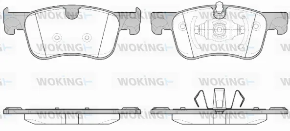 Brake Pad Set, disc brake (P14803.00)