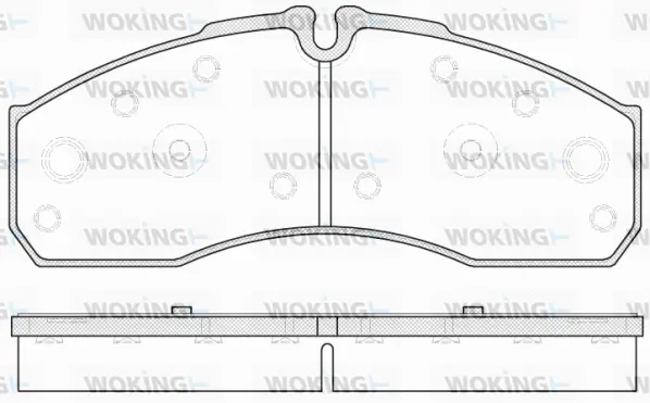 Brake Pad Set, disc brake (P7513.30)