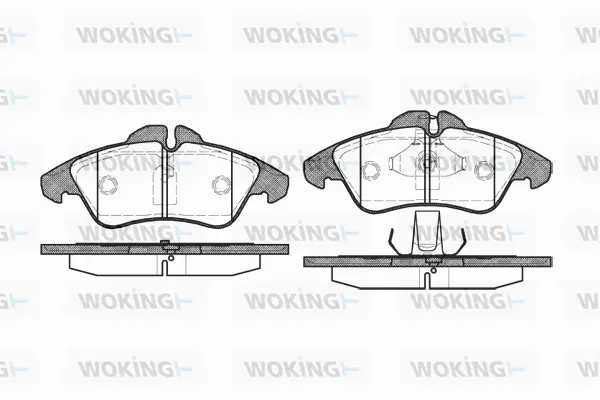 Brake Pad Set, disc brake (P4783.00)