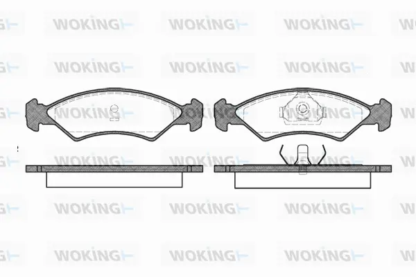 Brake Pad Set, disc brake (P0683.00)