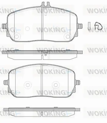 Brake Pad Set, disc brake (P19263.00)