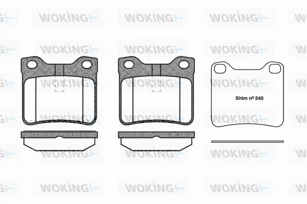 Brake Pad Set, disc brake (P2213.10)