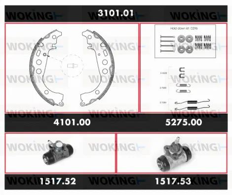 Brake Kit, drum brake (3101.01)