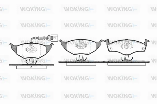 Brake Pad Set, disc brake (P6183.11)