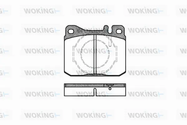 Brake Pad Set, disc brake (P1103.40)