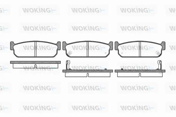 Brake Pad Set, disc brake (P2733.02)
