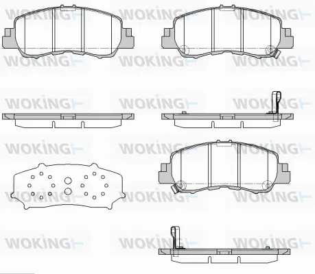 Brake Pad Set, disc brake (P19813.02)