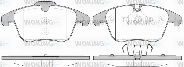 Brake Pad Set, disc brake (P13493.10)