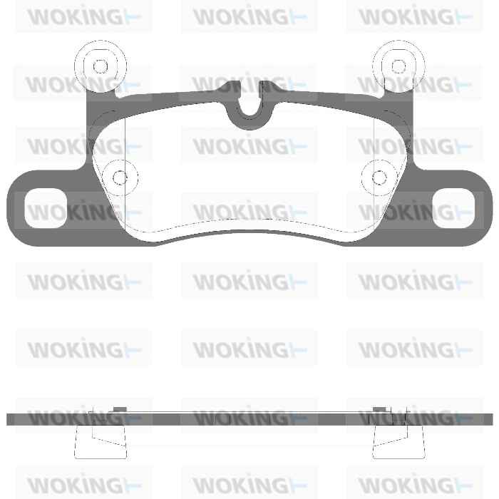 Brake Pad Set, disc brake (P12793.15)