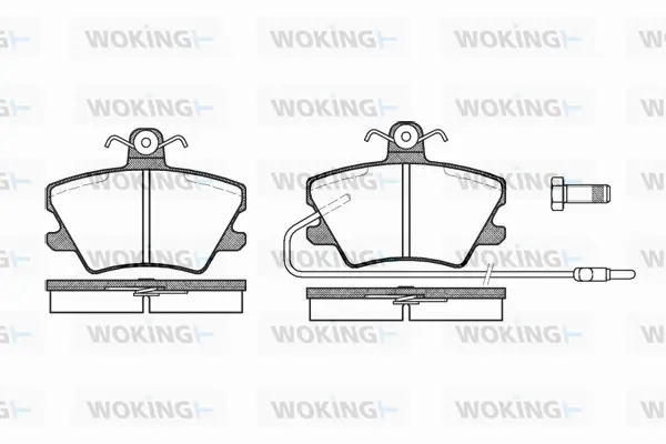 Brake Pad Set, disc brake (P3413.02)