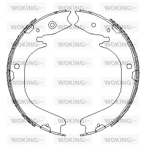 Brake Shoe, parking brake (Z4486.00)