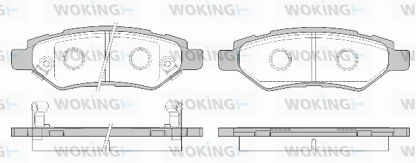 Brake Pad Set, disc brake (P12353.02)