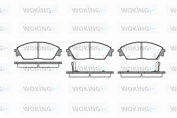 Brake Pad Set, disc brake (P3293.02)