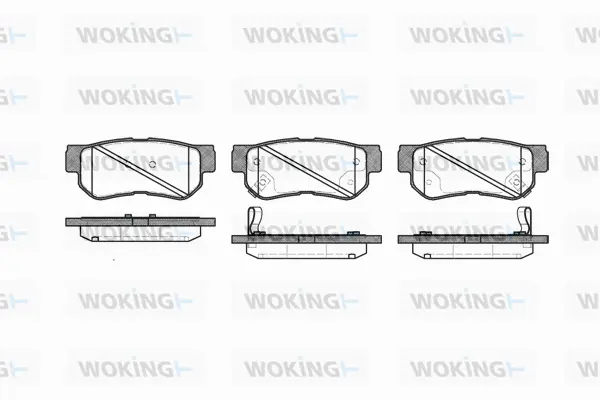 Brake Pad Set, disc brake (P6463.32)