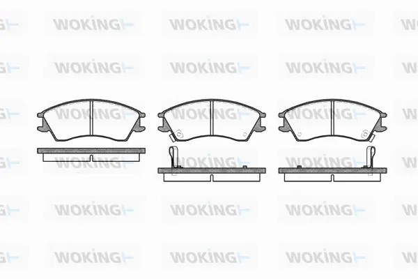 Brake Pad Set, disc brake (P3243.12)