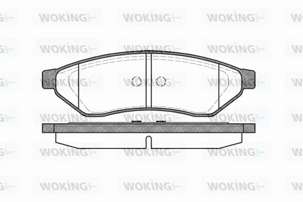 Brake Pad Set, disc brake (P11493.00)