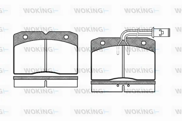 Brake Pad Set, disc brake (P3113.12)