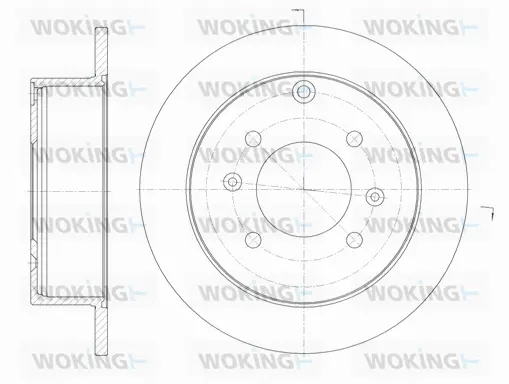 Brake Disc (D6757.00)