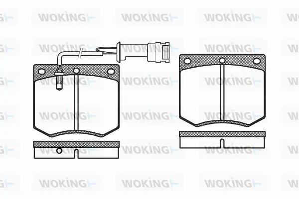 Brake Pad Set, disc brake (P1633.02)