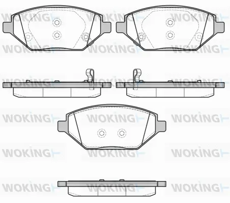 Brake Pad Set, disc brake (P17863.12)