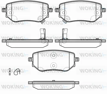 Brake Pad Set, disc brake (P19023.02)