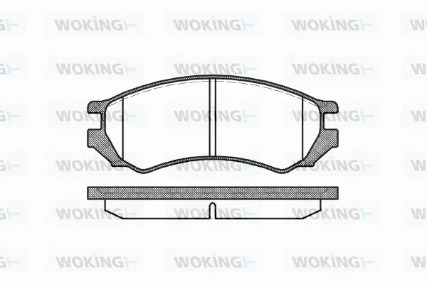 Brake Pad Set, disc brake (P2443.00)