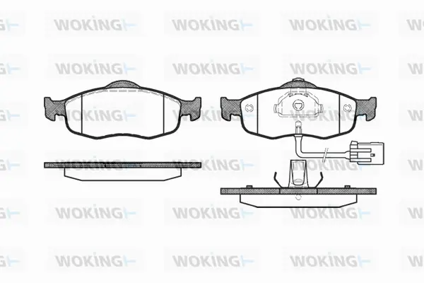 Brake Pad Set, disc brake (P5323.02)