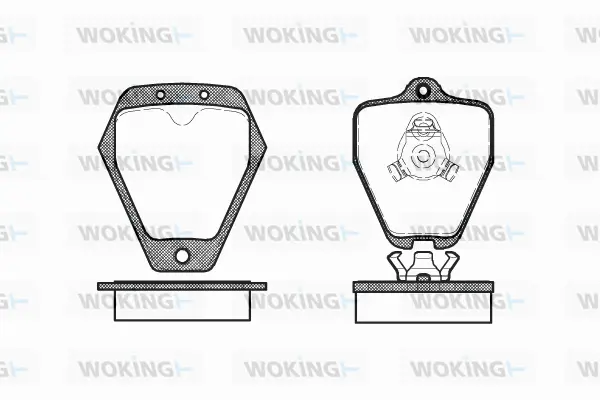 Brake Pad Set, disc brake (P4083.10)