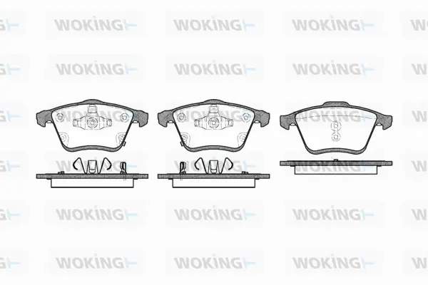 Brake Pad Set, disc brake (P10823.02)