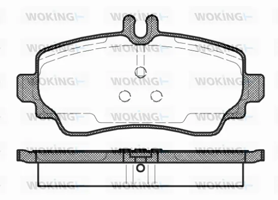 Brake Pad Set, disc brake (P7503.02)