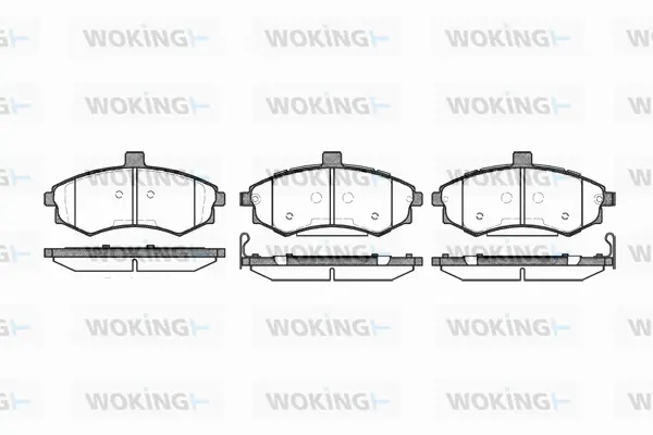 Brake Pad Set, disc brake (P9933.02)