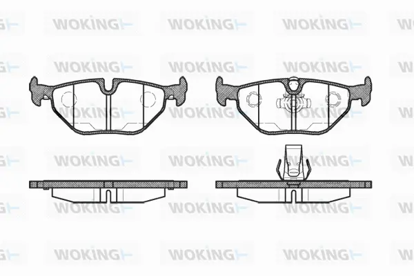 Brake Pad Set, disc brake (P3653.15)