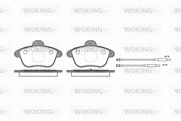 Brake Pad Set, disc brake (P5013.14)