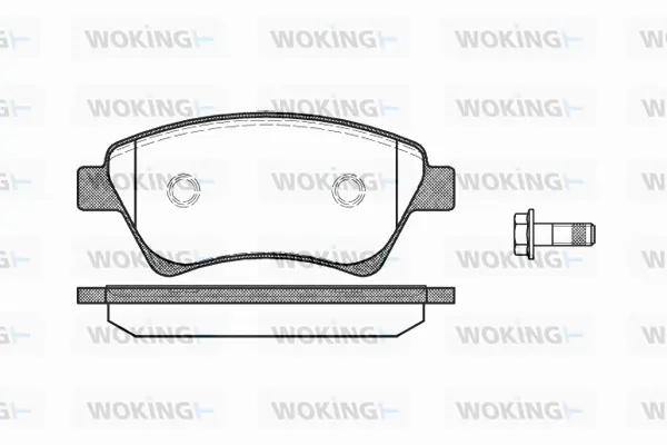 Brake Pad Set, disc brake (P8763.00)