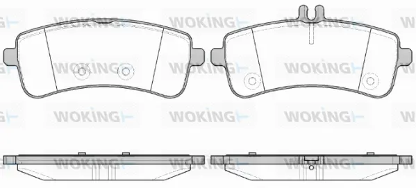Brake Pad Set, disc brake (P14943.00)