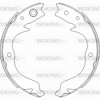 Brake Shoe, parking brake (Z4748.00)