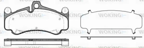 Brake Pad Set, disc brake (P11663.30)