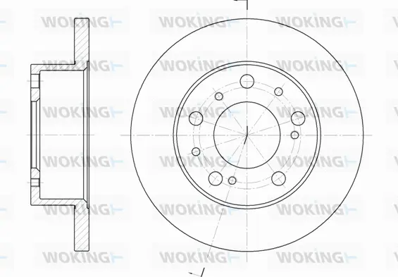 Brake Disc (D6169.00)