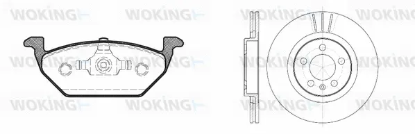 Brake Kit, disc brake (87333.00)
