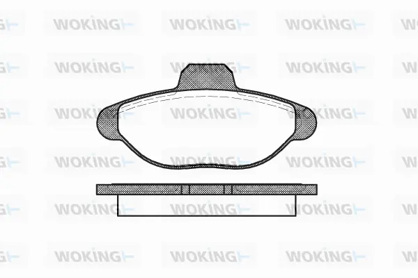 Brake Pad Set, disc brake (P5143.00)