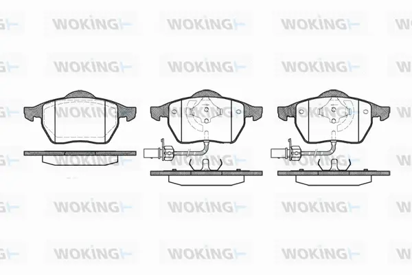 Brake Pad Set, disc brake (P2903.22)