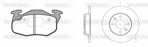 Brake Kit, disc brake (80923.08)