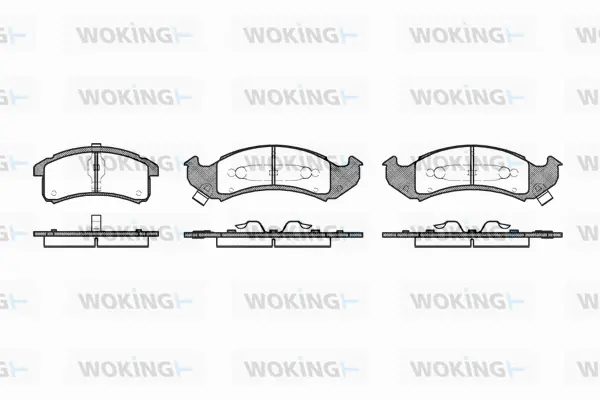 Brake Pad Set, disc brake (P4373.02)