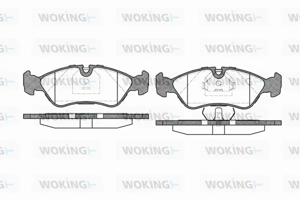 Brake Pad Set, disc brake (P3863.30)