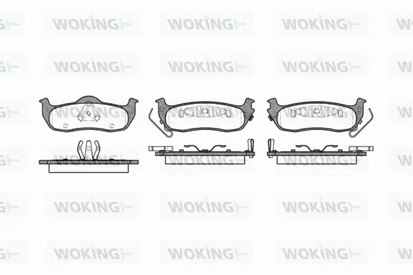 Brake Pad Set, disc brake (P10063.02)