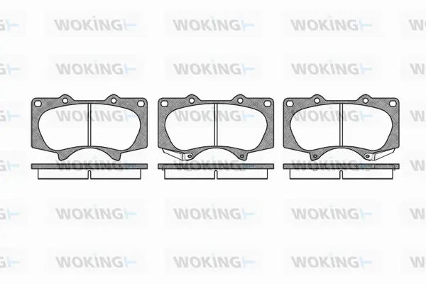 Brake Pad Set, disc brake (P8883.00)