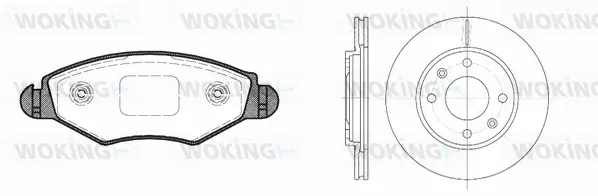 Brake Kit, disc brake (87433.03)
